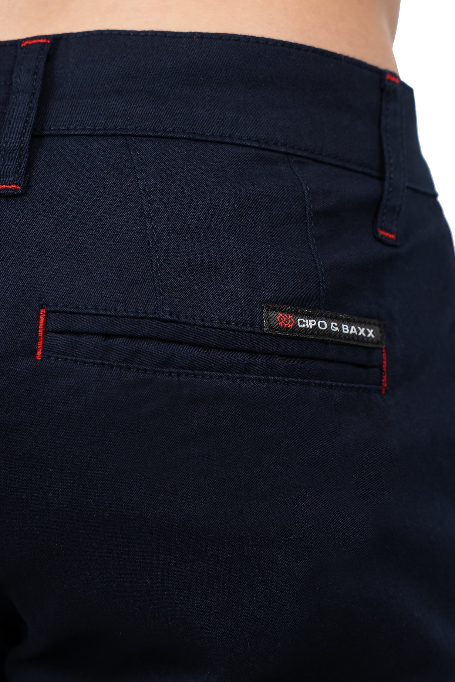 Herren Regular Fit Shorts Logo-Detail CK272 - Navy
