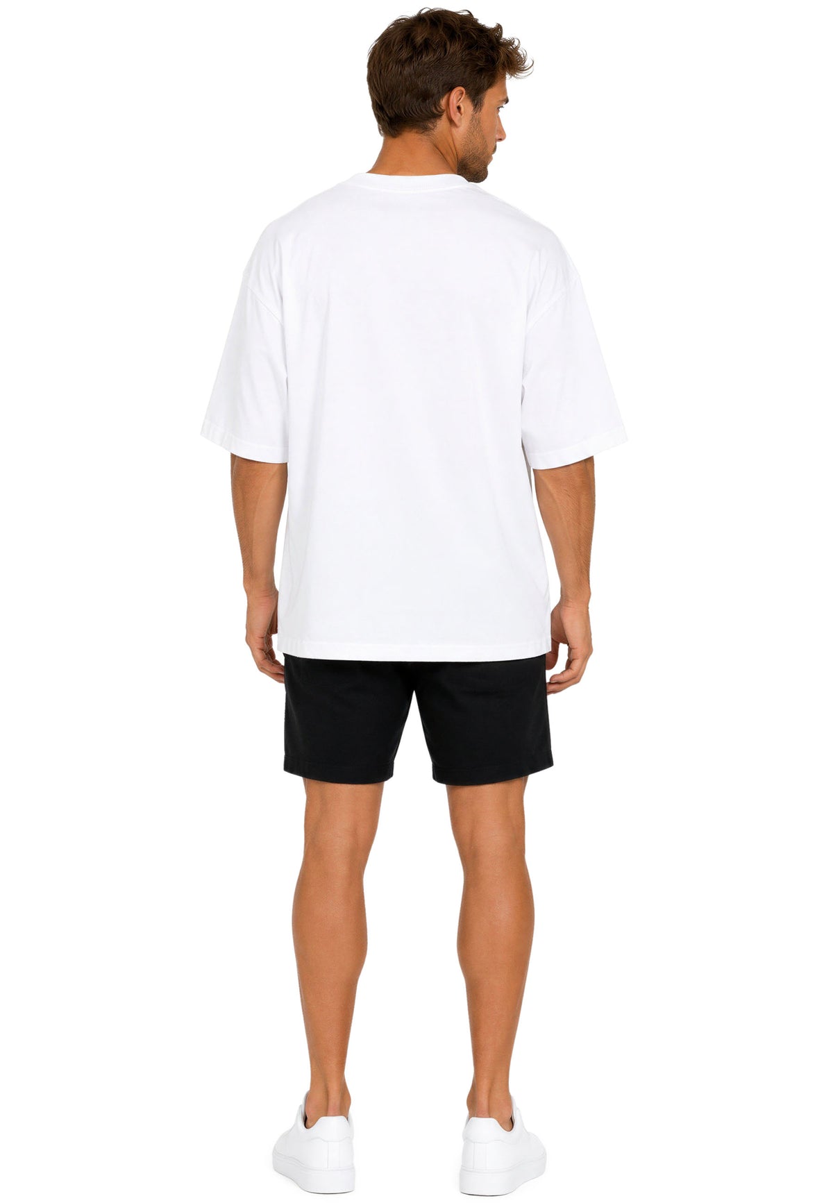 Herren Oversized T-Shirt in White – Reichstadt – Ansicht 8