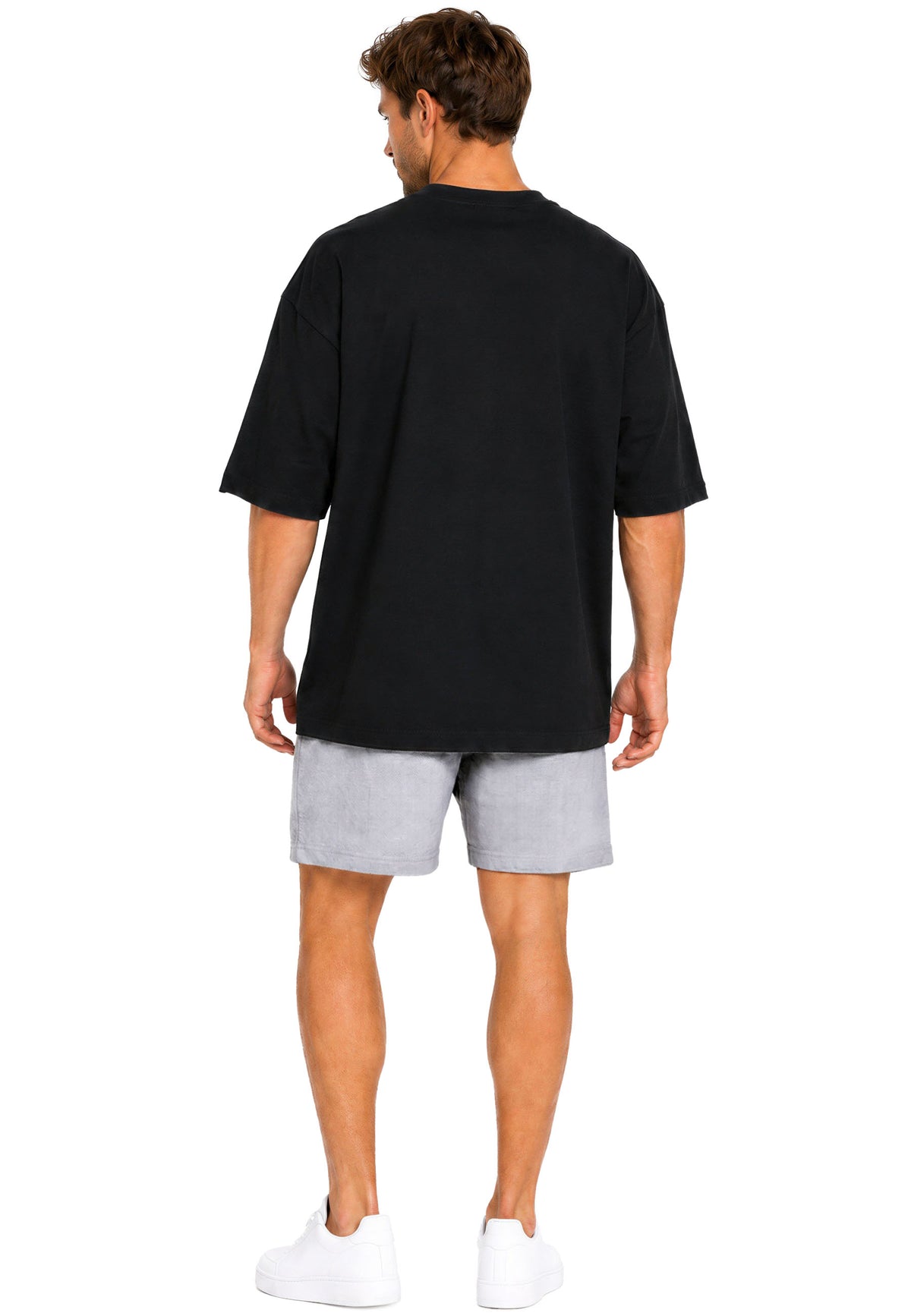 Herren Oversized T-Shirt in Black – Reichstadt – Ansicht 8
