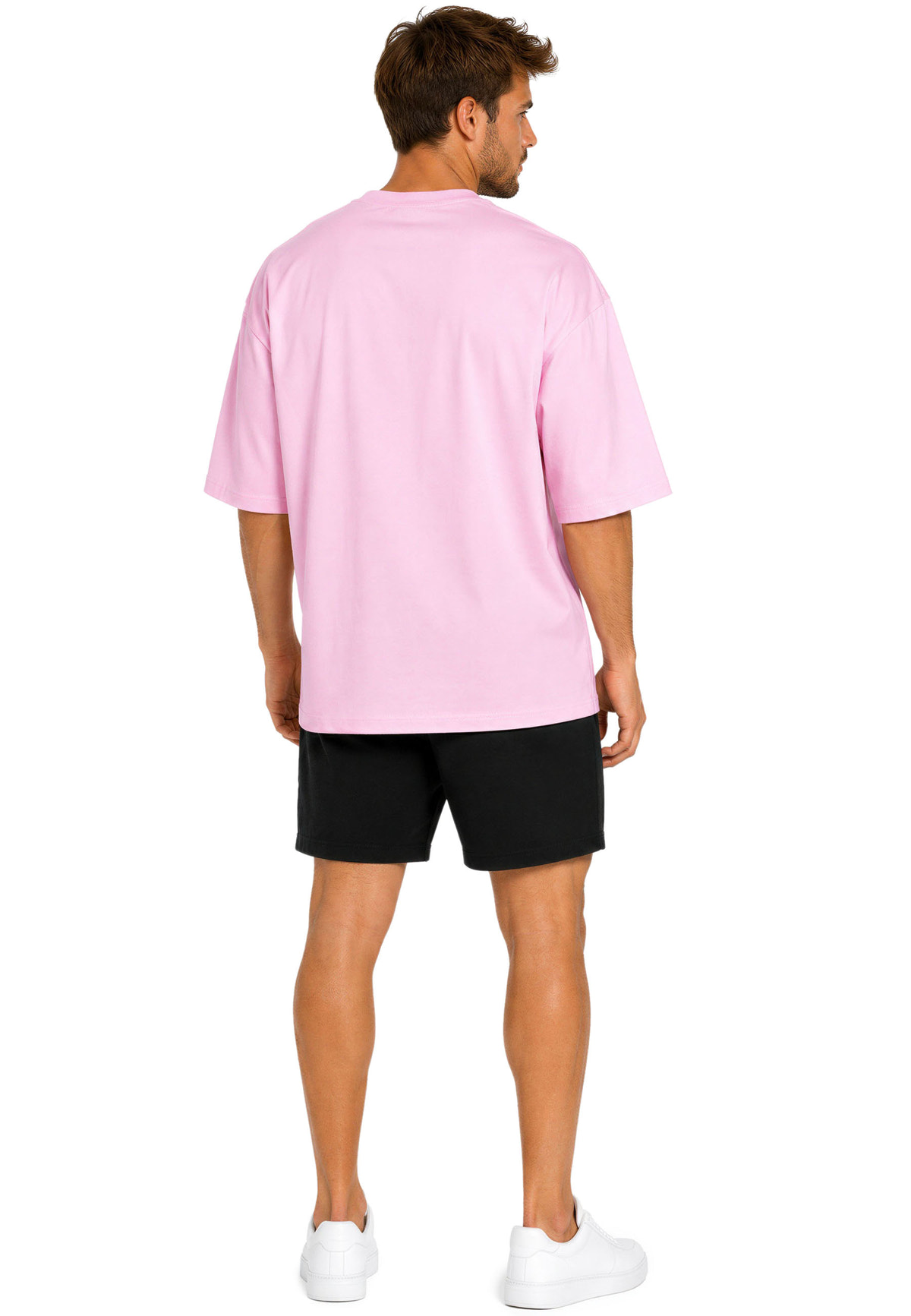 Herren Oversized T-Shirt in Pink – Reichstadt – Ansicht 8