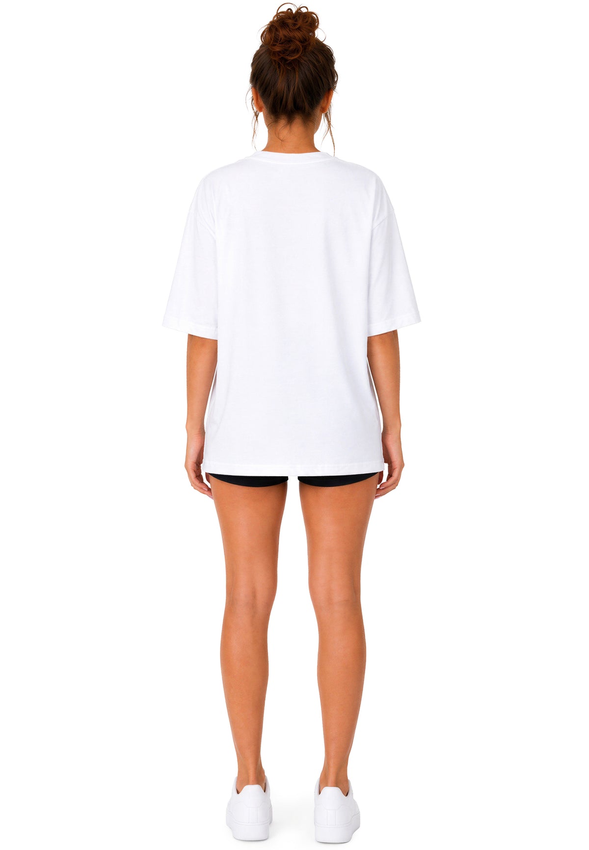 Damen Oversized T-Shirt in White – Reichstadt – Ansicht 8