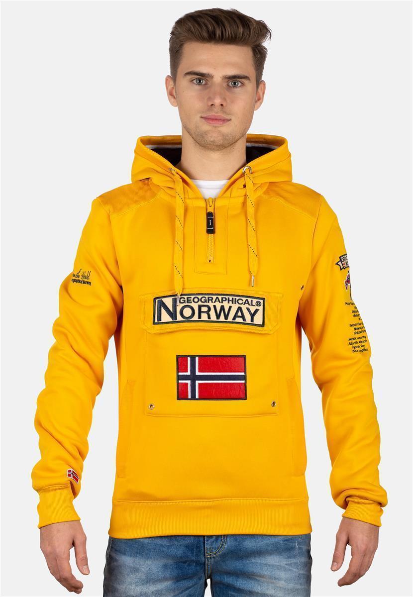 Herren Regular Fit Hoodie gymclass men - Yellow
