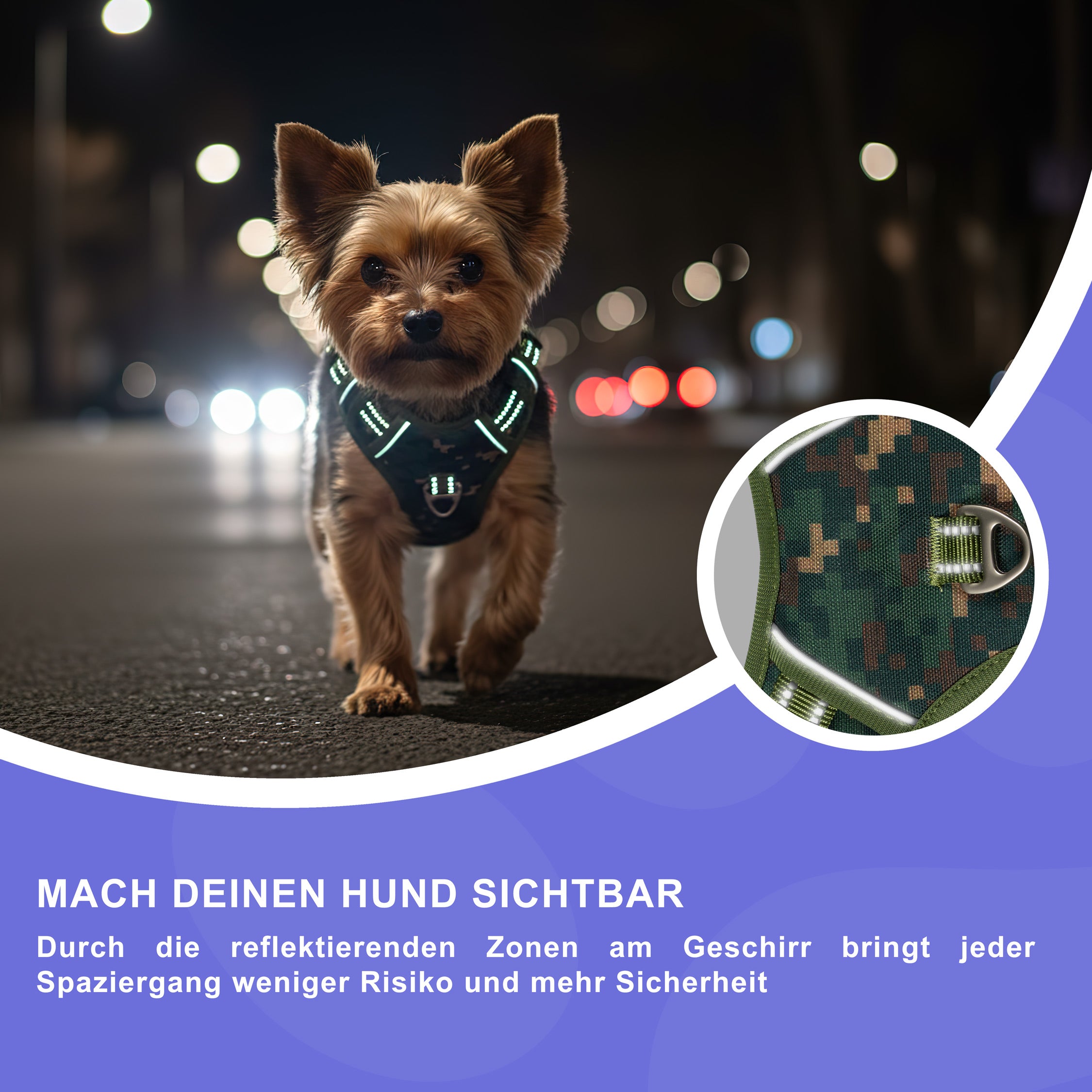 RS Pets Hundegeschirr 25RSP083 - Camouflage Green