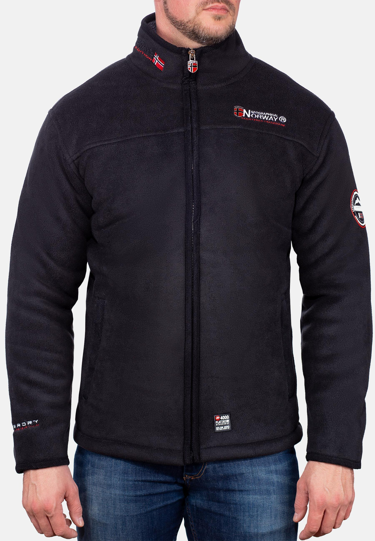 Herren Regular Fit Jacke ubolt in Black – Geographical Norway – Ansicht 9