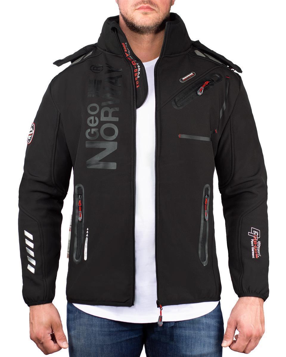 Herren Regular Fit Softshelljacke royaute - Black/Black