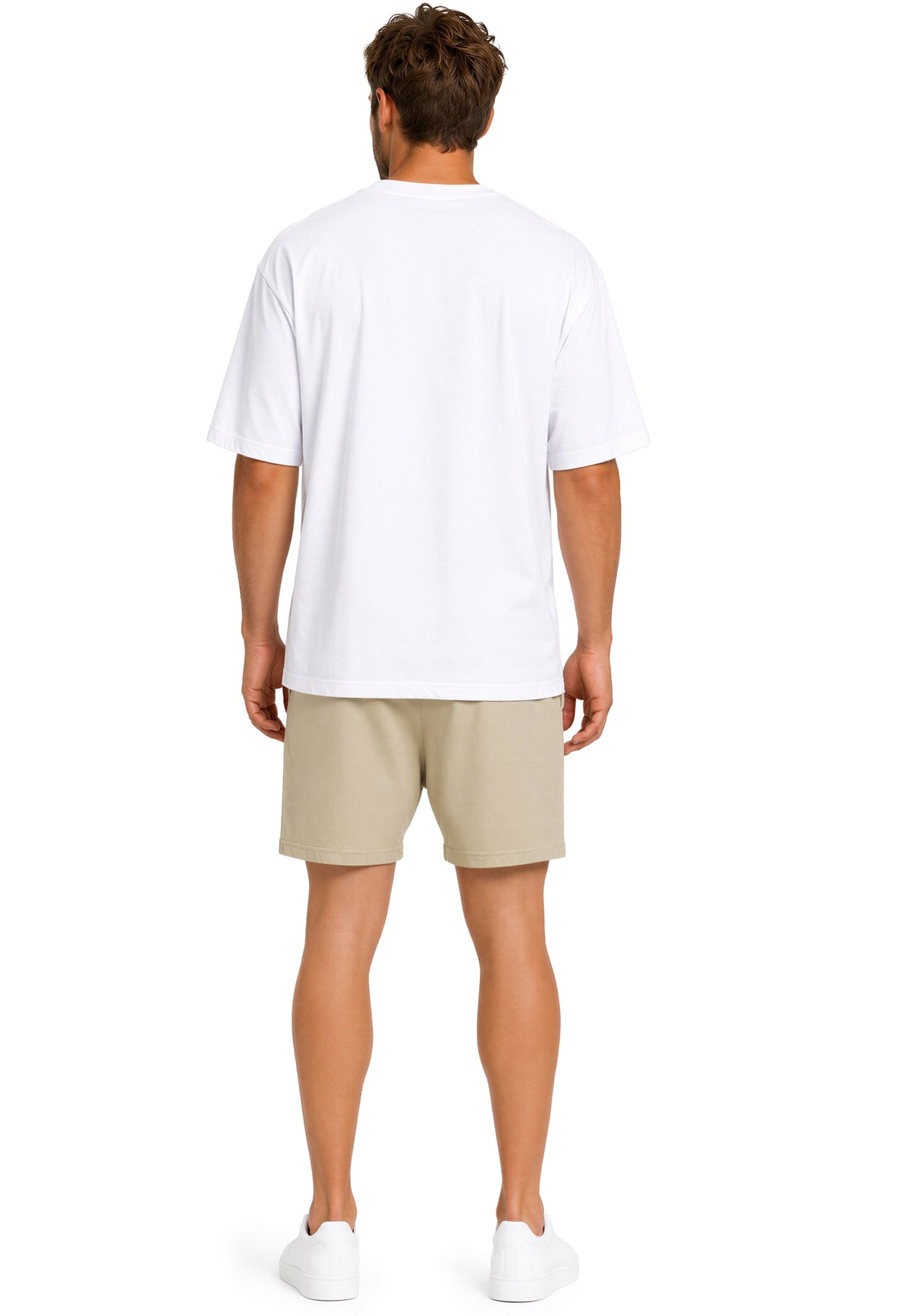 Herren Regular Fit Shorts Mid Waist in Light Fruit Green – Reichstadt – Ansicht 9