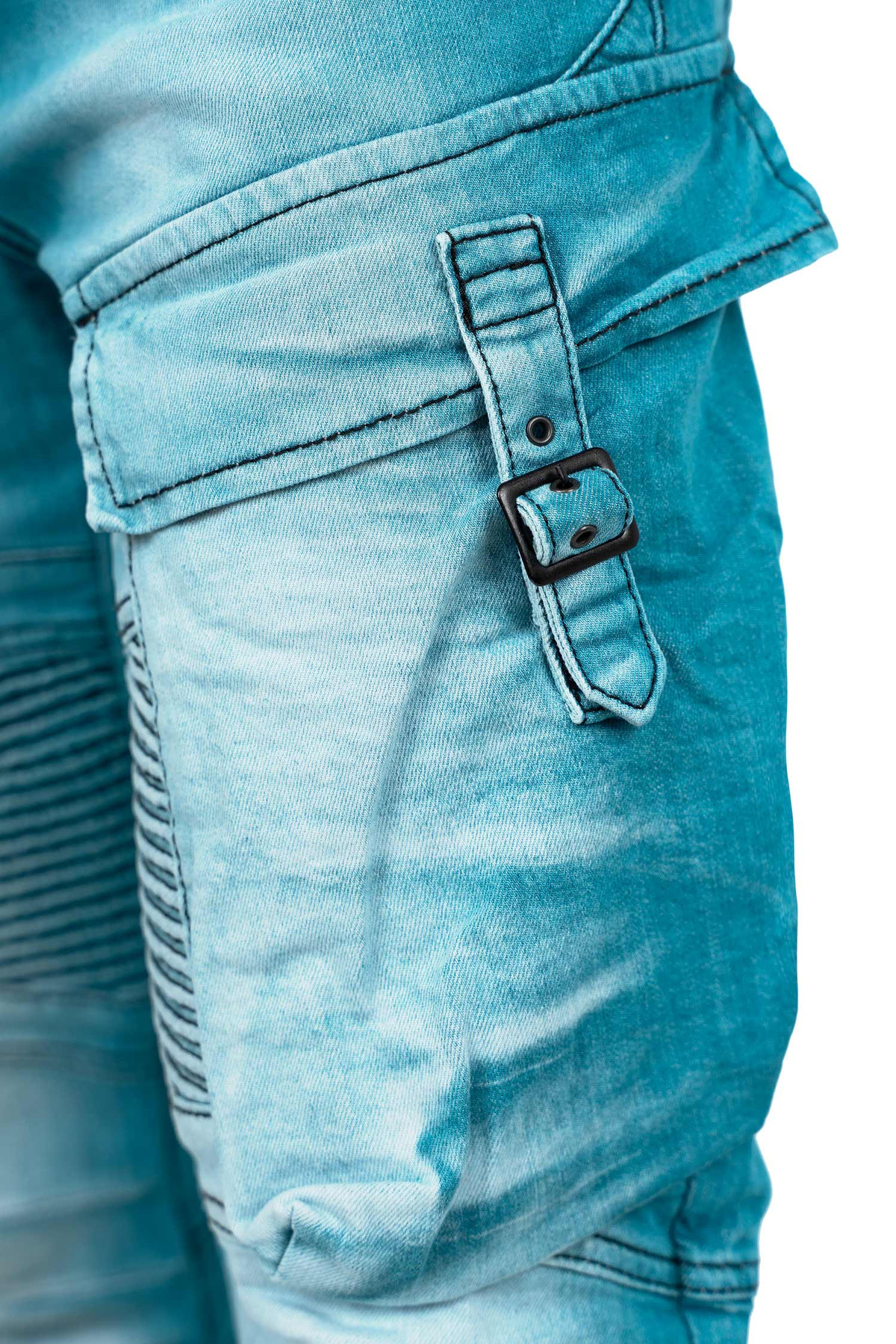 Herren Regular Fit Jeans Stonewashed in Green – Cipo & Baxx – Ansicht 9