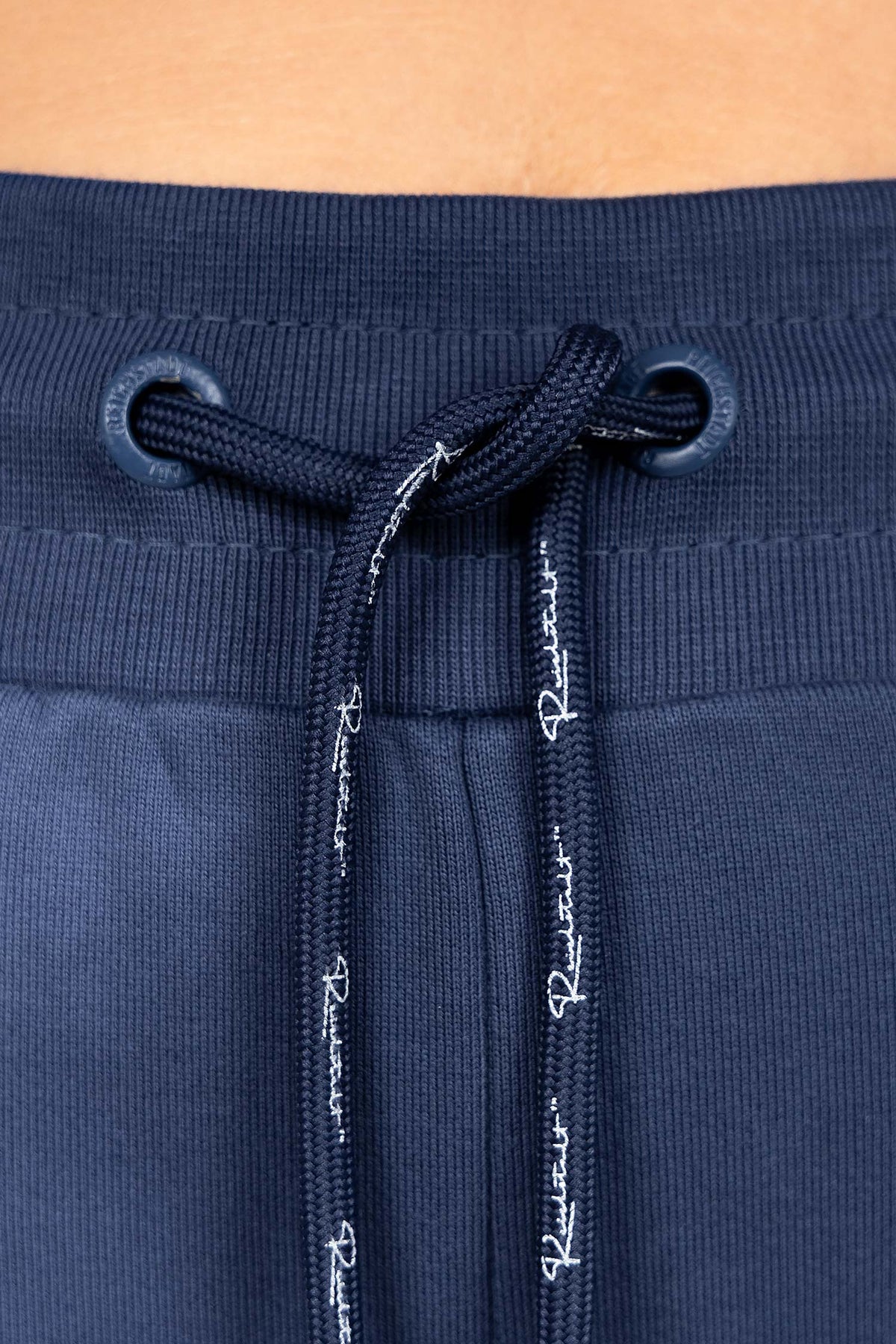 Damen Slim Fit Jogginghose Marken-Stick in Dark Blue – Reichstadt – Ansicht 9