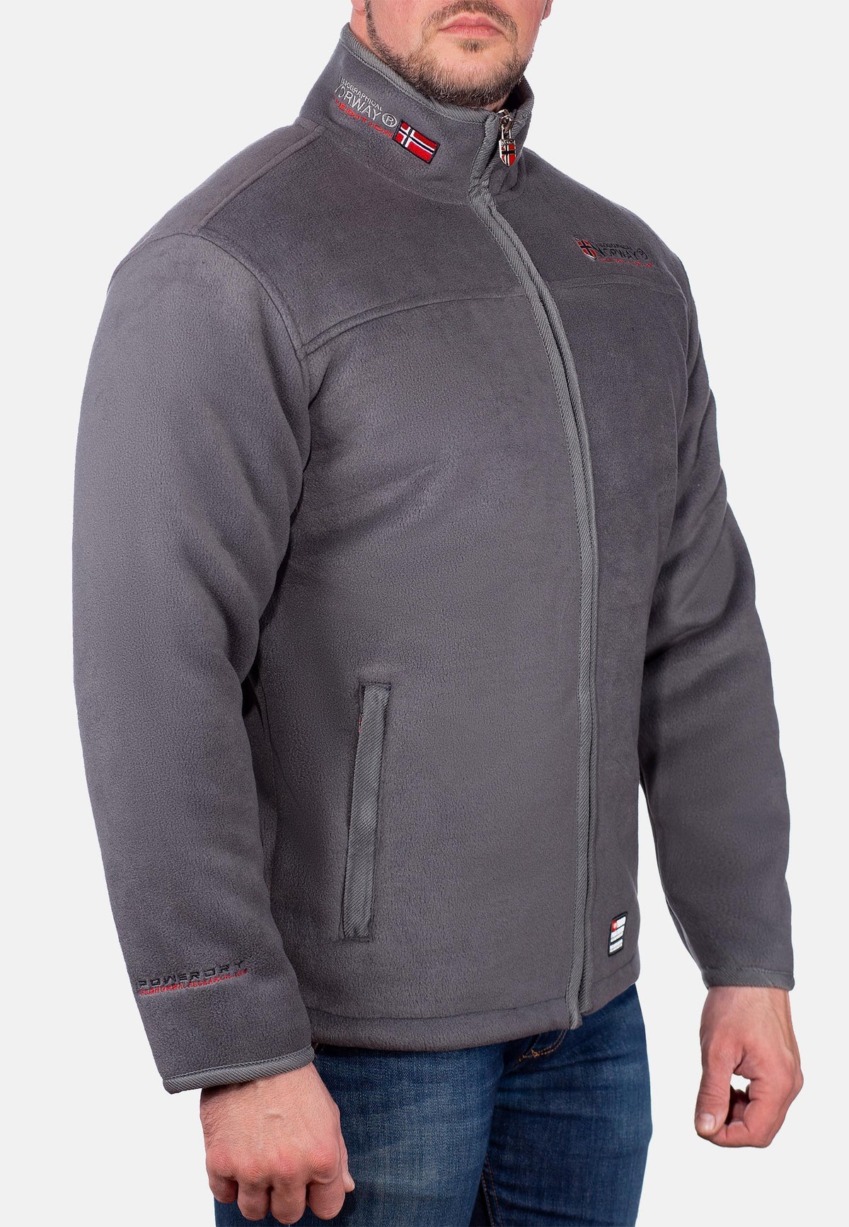 Herren Regular Fit Jacke ubolt in Dark-Grey-Black – Geographical Norway – Ansicht 9
