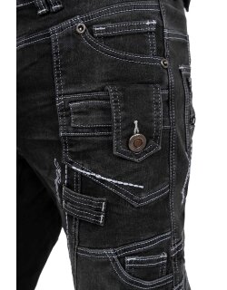 Kosmo Lupo Herren Jeans KM001-2 Grau W38/L34