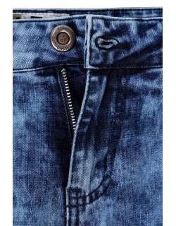 Kosmo Lupo Regular Fit Jeans Herren Stonewashed KM060 Blue W34/L34