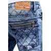 Kosmo Lupo Regular Fit Jeans Herren Stonewashed KM060 Blue W34/L34