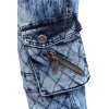 Kosmo Lupo Regular Fit Jeans Herren Stonewashed KM060 Blue W34/L34