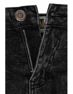Kosmo Lupo Regular Fit Jeans Herren Stonewashed KM060 Black W34/L34