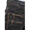 Kosmo Lupo Regular Fit Jeans Herren Stonewashed KM060 Black W34/L34