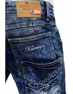 Kosmo Lupo Regular Fit Jeans Stonewashed  KM070 Blue W33/L32