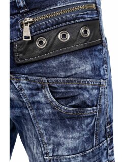 Kosmo Lupo Herren Jeans KM012 Blau W36/L34