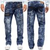 Kosmo Lupo Herren Jeans KM012 Blau W36/L34