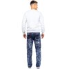 Kosmo Lupo Regular Fit Jeans Herren Stonewashed KM012 Blue W36/L34