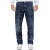 Kosmo Lupo Regular Fit Jeans Herren Stonewashed KM006d Blue W30/L32