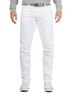 Cipo & Baxx regular fit Jeans Herren Mid Waist CD319C White W32/L34