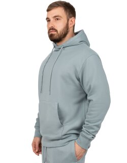 Reichstadt Regular Fit Sport Hoodie Herren Marken-Stick S-23RS034 Grey XXL