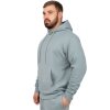 Reichstadt regular fit Sport Hoodie Herren Marken-Stick Grey XXL - S-23RS034