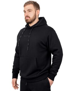 Reichstadt Regular Fit Sport Hoodie Herren Marken-Stick S-23RS034 Black XXL