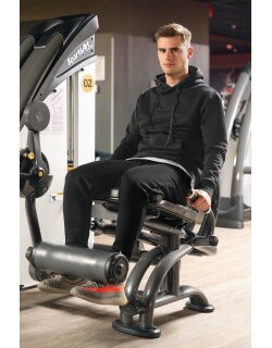 Reichstadt Regular Fit Sport Hoodie Herren Marken-Stick S-23RS034 Black XXL
