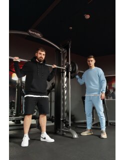 Reichstadt Regular Fit Sport Hoodie Herren Marken-Stick S-23RS034 Black XXL