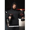 Reichstadt Regular Fit Sport Hoodie Herren Marken-Stick S-23RS034 Black XXL