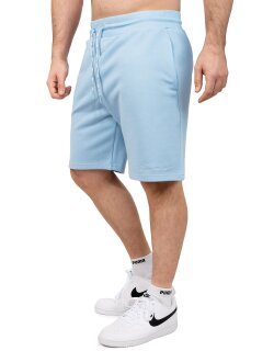 Reichstadt regular fit Shorts Herren Marken-Stick Baby Blue L - S-23RS036