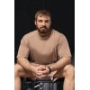 Reichstadt relaxed fit T-Shirt Herren  Warm Brown L - S-23RS041