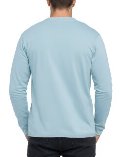 Reichstadt Oversized Langarm Shirt Herren  23RS042 Baby Blue L
