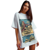 Reichstadt Damen Oversized Print T-Shirt 24RSW057