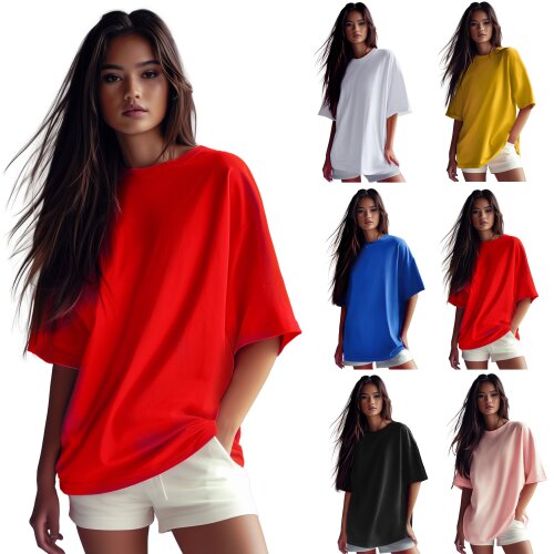 Reichstadt Oversized T-Shirt Damen 100% Baumwolle   - 24RSW058