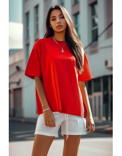 Reichstadt Oversized T-Shirt Damen 100% Baumwolle   - 24RSW058