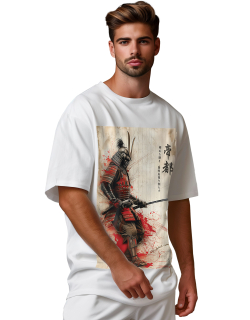 Reichstadt Herren Oversize Print T-Shirt 24RS056