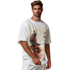 Reichstadt Herren Oversize Print T-Shirt 24RS056