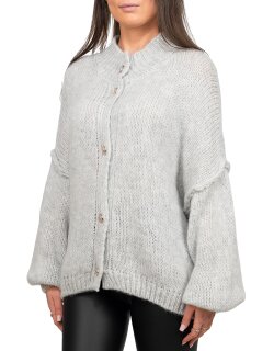 Reichstadt Damen Strickjacke 25RSW068 mit Knöpfen by Amalfi