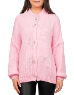 Reichstadt Damen Strickjacke 25RSW068 mit Knöpfen by Amalfi