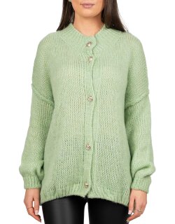 Reichstadt Damen Strickjacke 25RSW068 mit Knöpfen by Amalfi