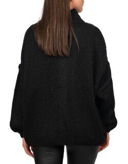 Reichstadt Relaxed Fit Strickjacke Oversized-Look 25RSW068 Black One Size