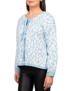 Reichstadt Damen Strickjacke 25RSW069 mit Schleifen by Amalfi