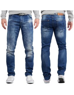 Cipo & Baxx slim fit Jeans Herren Stonewashed CD319B...