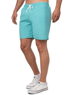 Reichstadt Regular Fit Shorts Herren Mid Waist 25RS073 Turquoise M