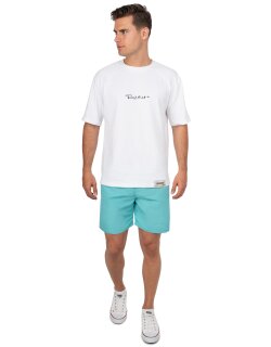 Reichstadt Regular Fit Shorts Herren Mid Waist 25RS073 Turquoise M