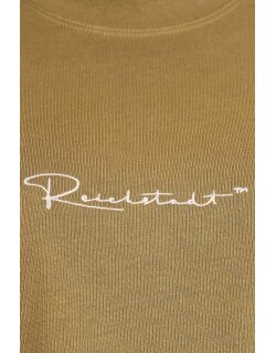 Reichstadt Oversized T-Shirt Damen Brand Stick23RSW044 Khaki M
