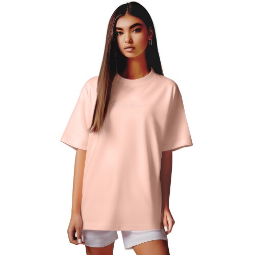 Reichstadt Oversized T-Shirt Damen Brand Stick23RSW044 Old Pink M