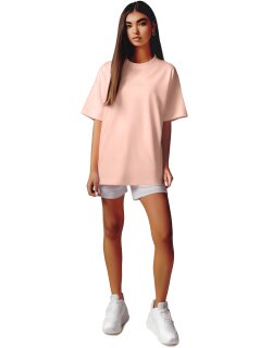 Reichstadt Oversized T-Shirt Damen Brand Stick23RSW044 Old Pink M